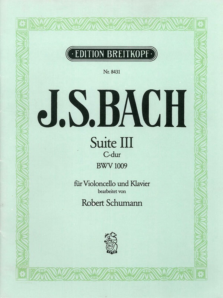 Cover: 9790004177365 | Suite III C-dur BWV 1009 | Johann Sebastian Bach | Buch