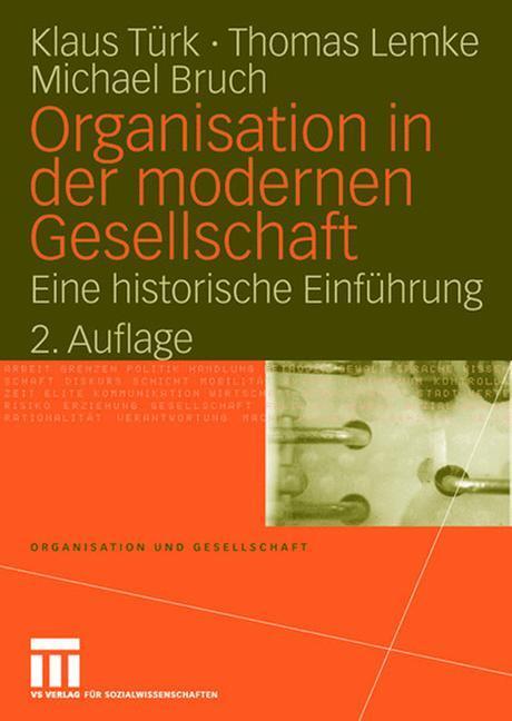 Cover: 9783531337524 | Organisation in der modernen Gesellschaft | Klaus Türk (u. a.) | Buch
