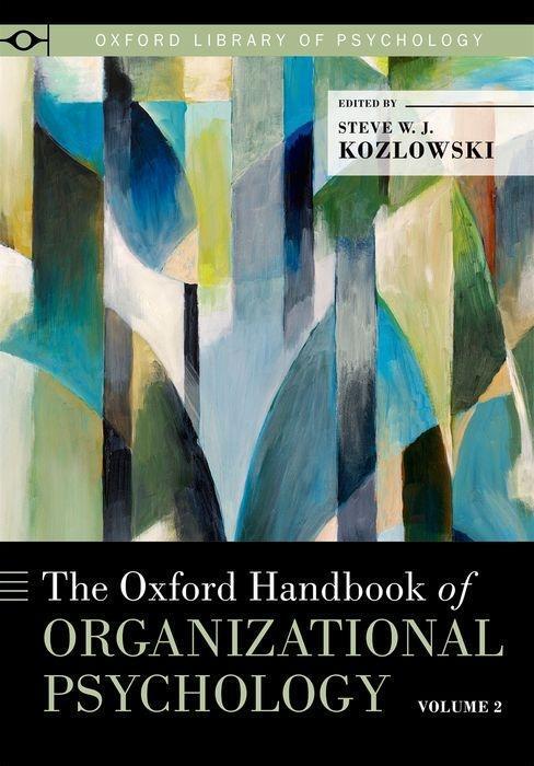 Cover: 9780199389056 | Oxford Handbook of Organizational Psychology, Volume 2 | Kozlowski