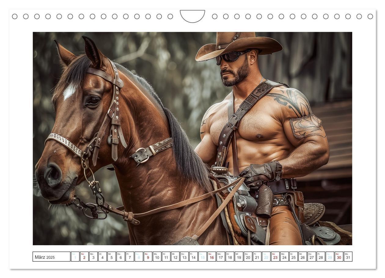 Bild: 9783383788963 | Im Bann des Cowboys (Wandkalender 2025 DIN A4 quer), CALVENDO...