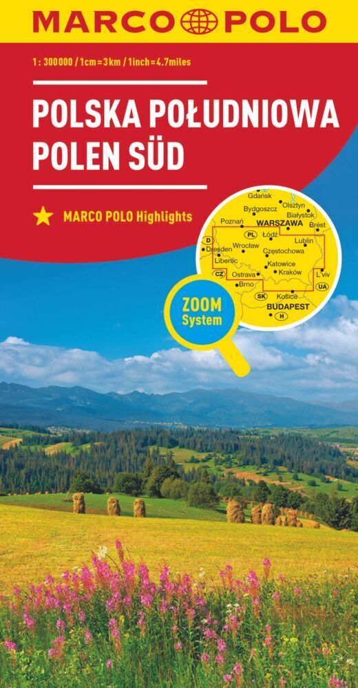 Cover: 9783829737968 | MARCO POLO Regionalkarte Polen Süd 1:300.000. Polska Poludniowa /...