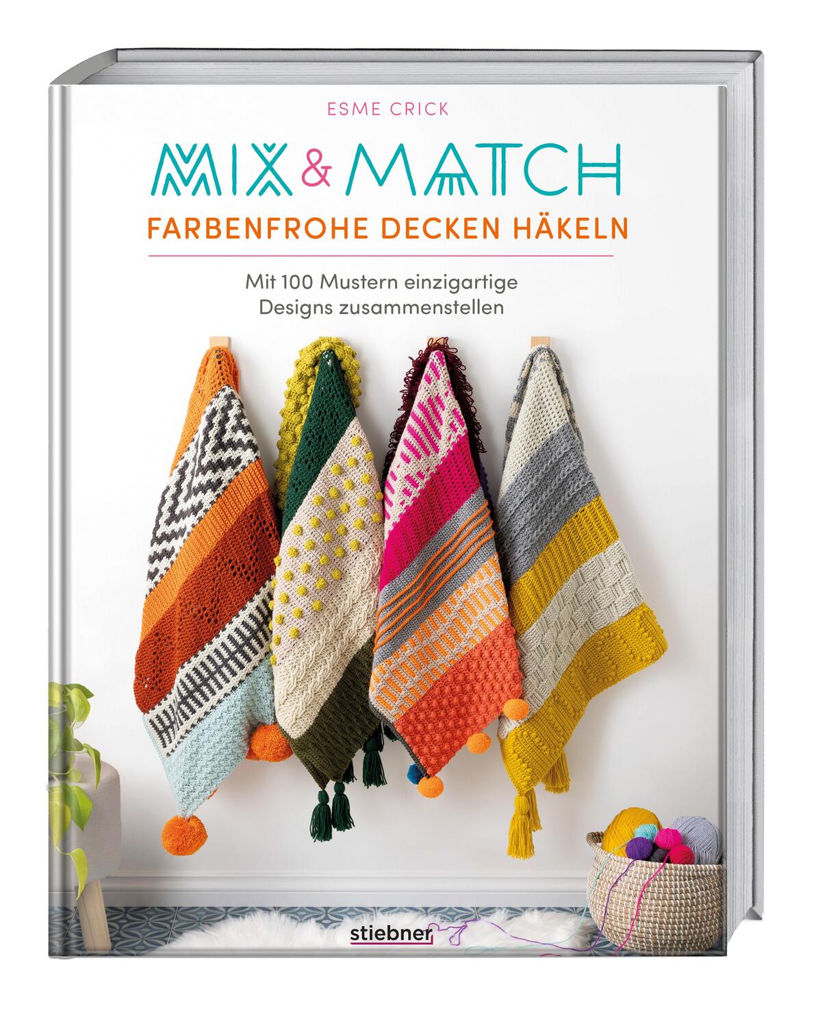 Cover: 9783830721437 | Mix &amp; Match Farbenfrohe Decken häkeln | Esme Crick | Taschenbuch