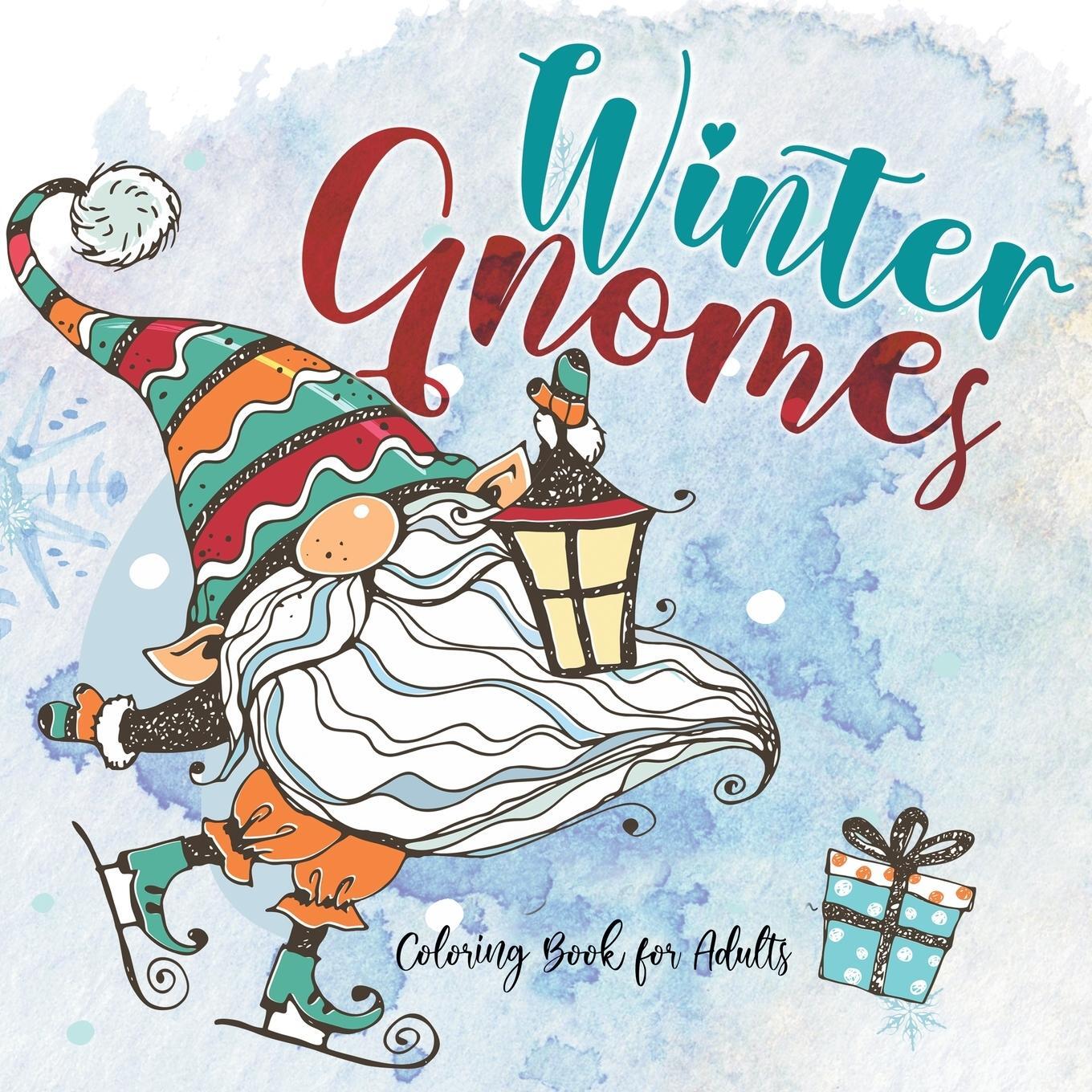 Cover: 9783754920275 | Winter Gnomes Coloring Book for Adults | Monsoon Publishing | Buch