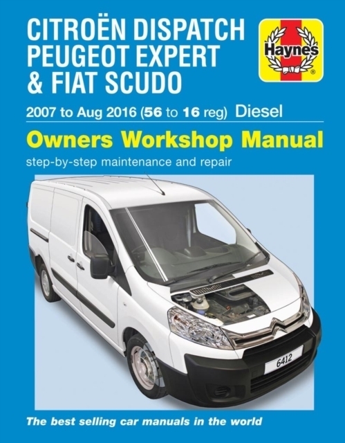 Cover: 9781785214127 | Citroen Dispatch, Peugeot Expert & Fiat Scudo Diesel 56 to 16 (07 -...