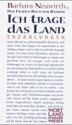 Cover: 9783851294545 | Ich trage das Land | Prosa und Essays, Wortlandstreicher | Neuwirth