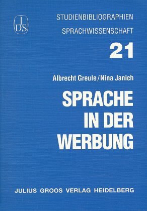 Cover: 9783872768070 | Sprache in der Werbung | Albrecht Greule (u. a.) | Taschenbuch | 1997