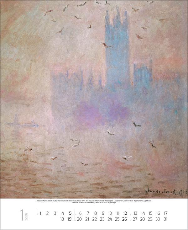 Bild: 9783731878377 | Claude Monet 2025 | Verlag Korsch | Kalender | Spiralbindung | 14 S.