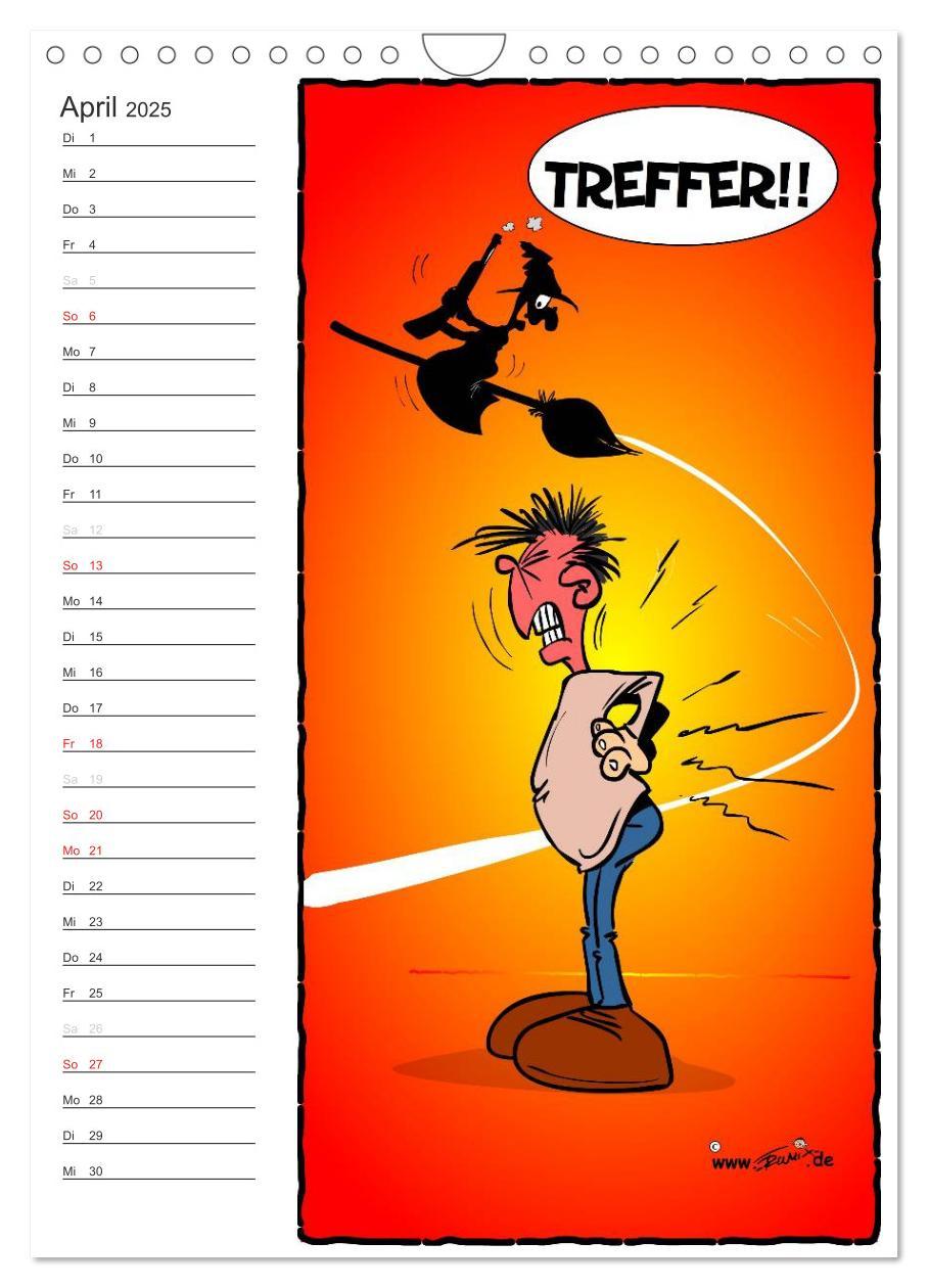 Bild: 9783457045763 | Trumix Cartoons - Autsch, das tut weh! (Wandkalender 2025 DIN A4...