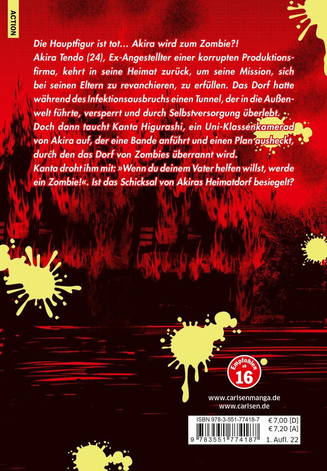 Rückseite: 9783551774187 | Zombie 100 - Bucket List of the Dead 6 | Kotaro Takata (u. a.) | Buch