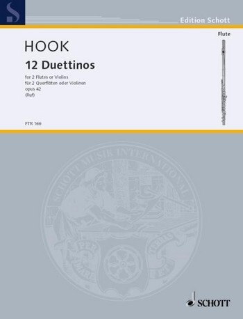 Cover: 9790001113052 | Duettinos(12) Opus 42 | James Hook | Buch | Schott Music