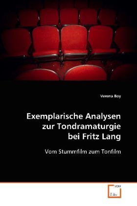 Cover: 9783639126976 | Exemplarische Analysen zur Tondramaturgie bei Fritz Lang | Verena Boy