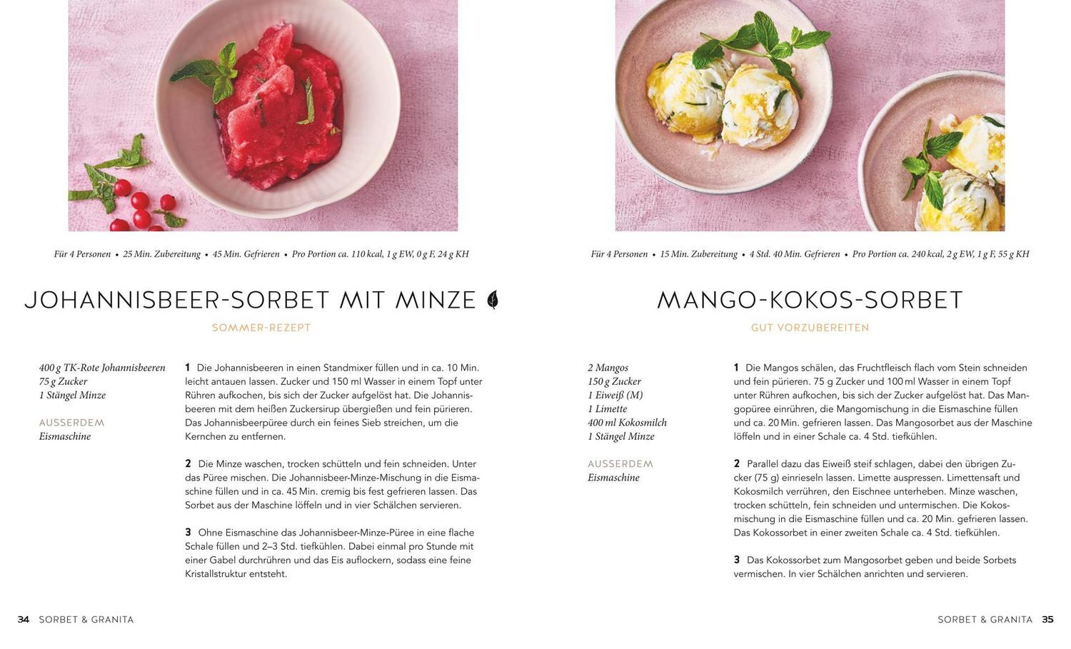 Bild: 9783833881718 | Eis, Sorbets &amp; Frozen Joghurts | Sandra Schumann | Taschenbuch | 64 S.