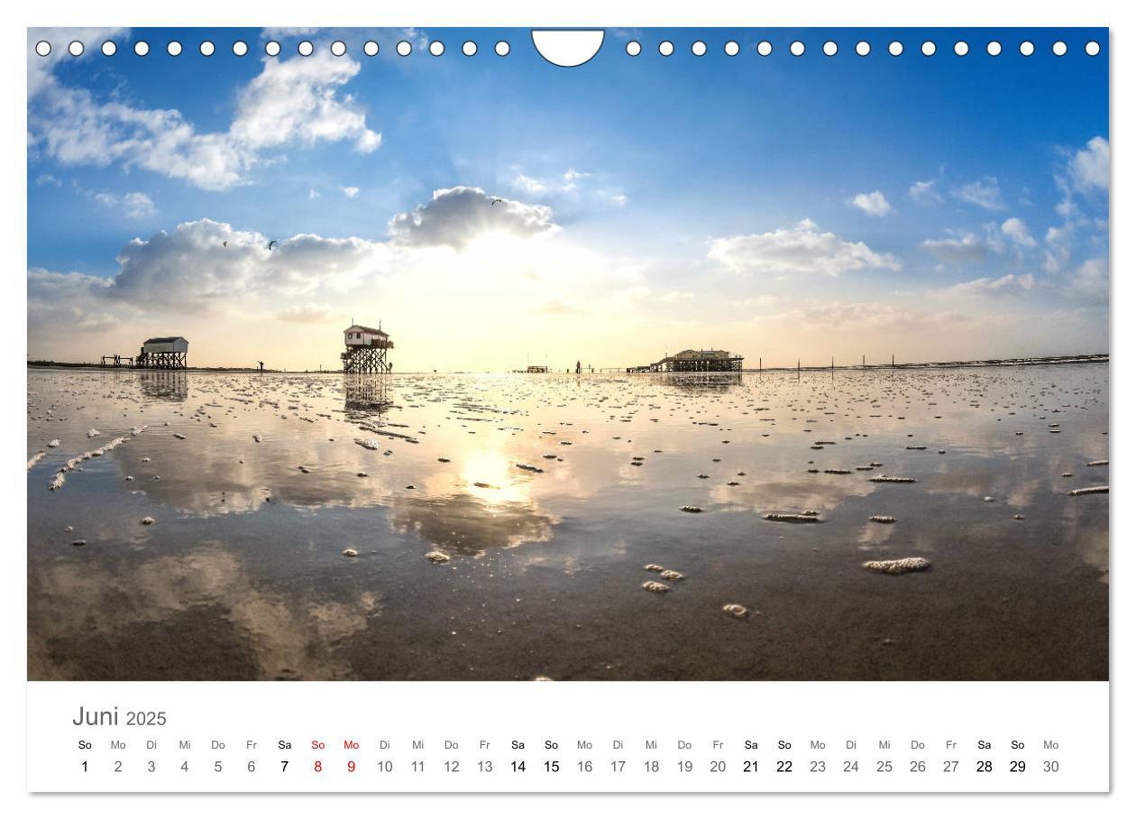 Bild: 9783435220045 | Nordfriesland (Wandkalender 2025 DIN A4 quer), CALVENDO Monatskalender