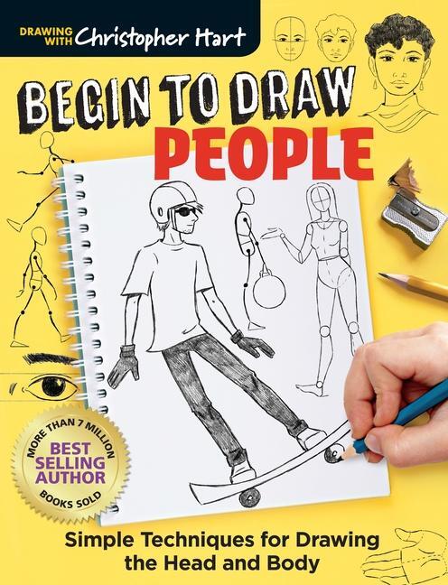 Cover: 9781684620005 | Begin to Draw People | Simple Techniques for Drawing the Head and Body