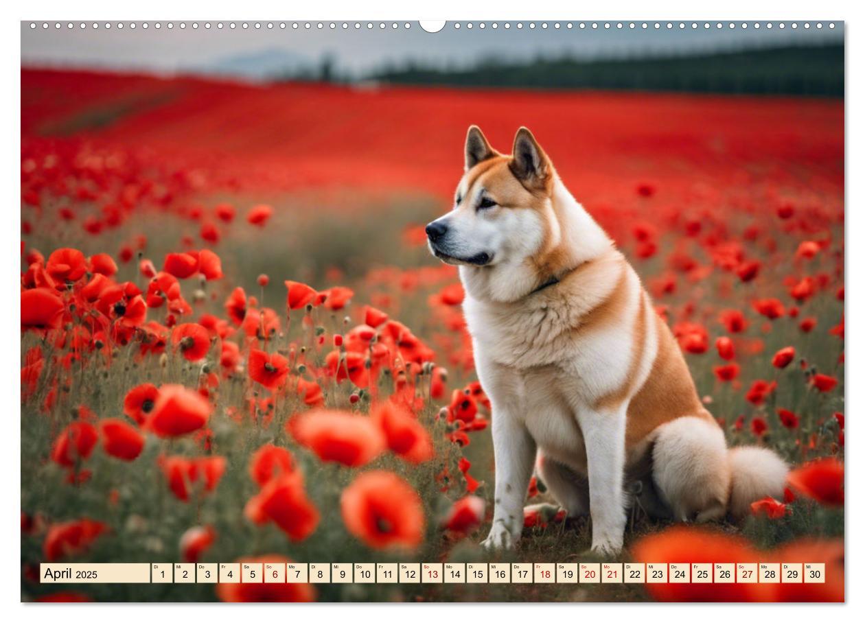 Bild: 9783457071755 | Akita Inu - Inbegriff der Treue (hochwertiger Premium Wandkalender...