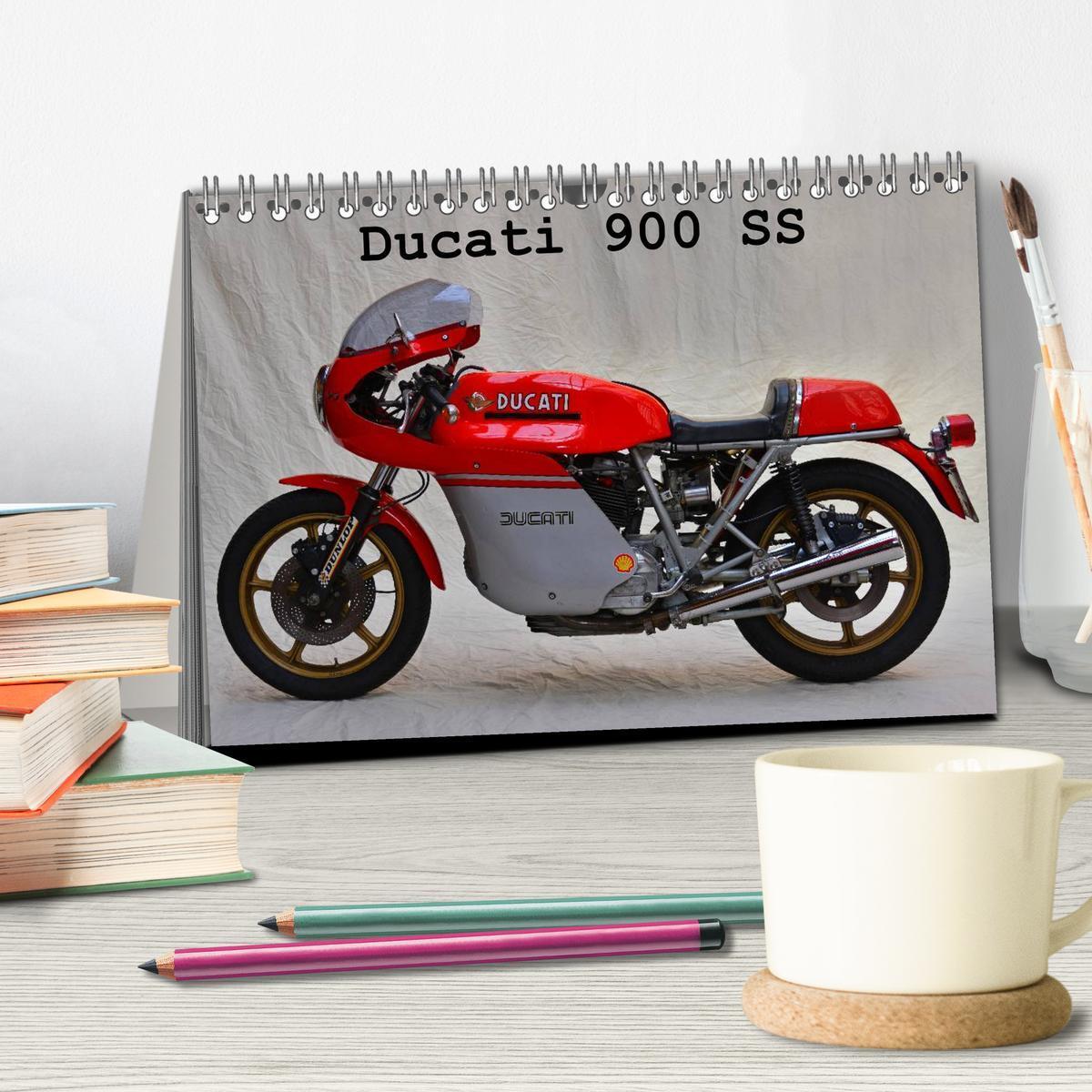 Bild: 9783435687947 | Ducati 900 SS (Tischkalender 2025 DIN A5 quer), CALVENDO...