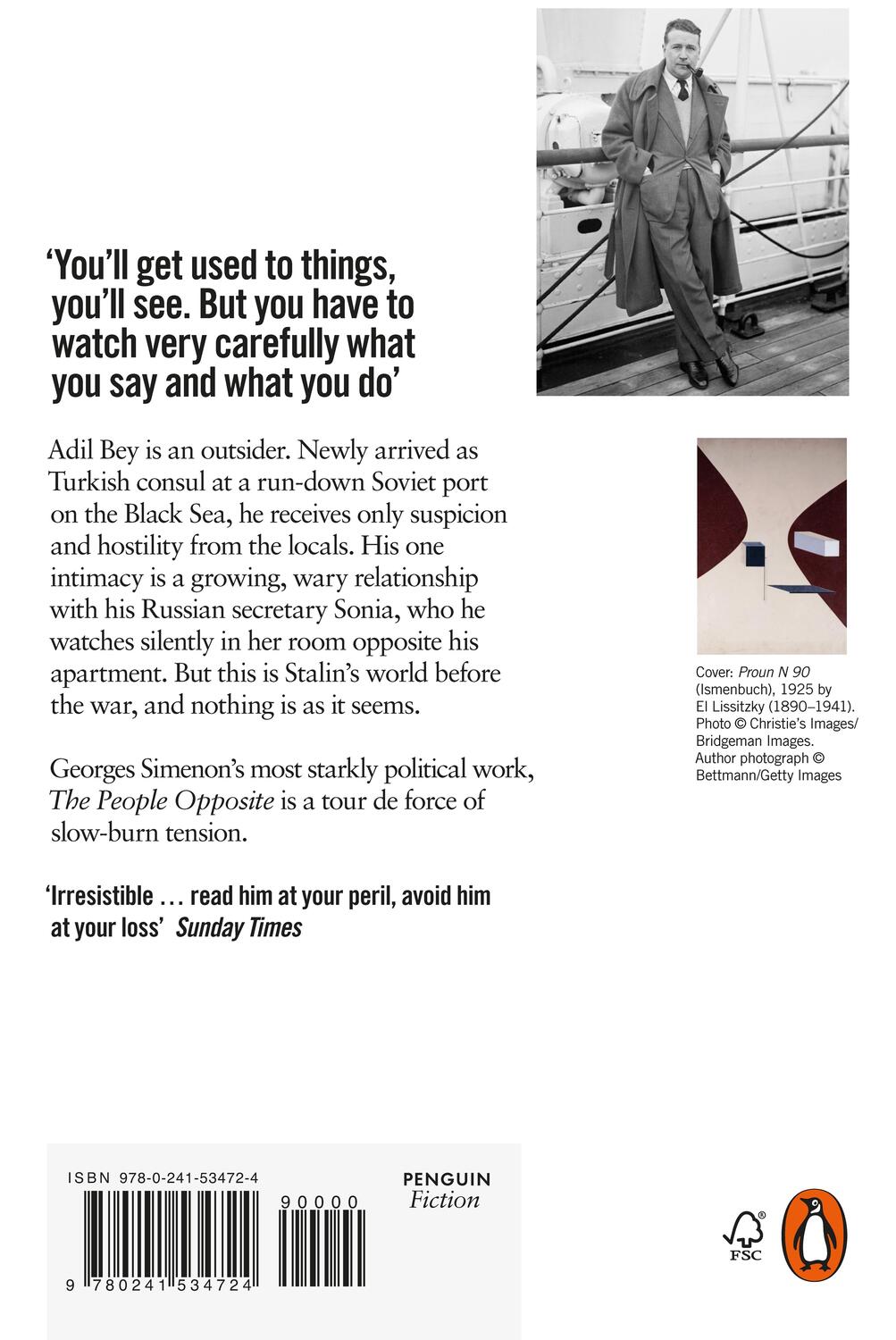 Rückseite: 9780241534724 | The People Opposite | Georges Simenon | Taschenbuch | Englisch | 2022