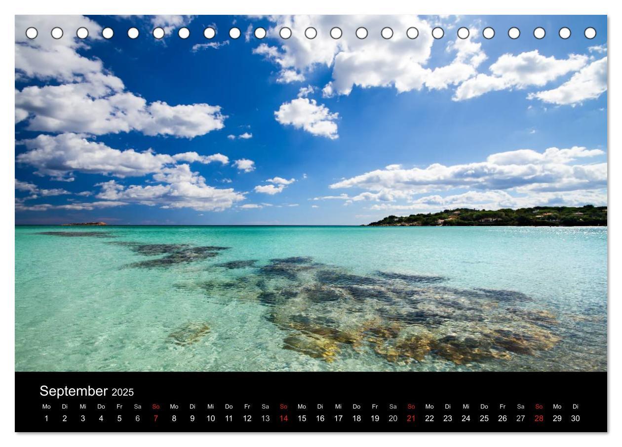 Bild: 9783435722259 | Sardinien (Tischkalender 2025 DIN A5 quer), CALVENDO Monatskalender