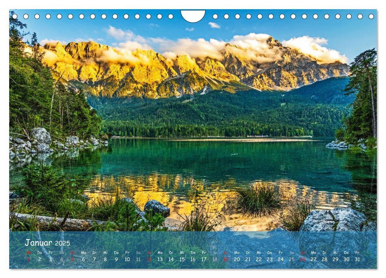 Bild: 9783435317219 | Naturparadies Zugspitzarena (Wandkalender 2025 DIN A4 quer),...