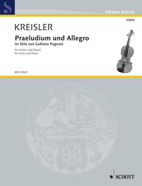 Cover: 9783795795979 | Praeludium und Allegro | Fritz Kreisler | Buch | 16 S. | Deutsch