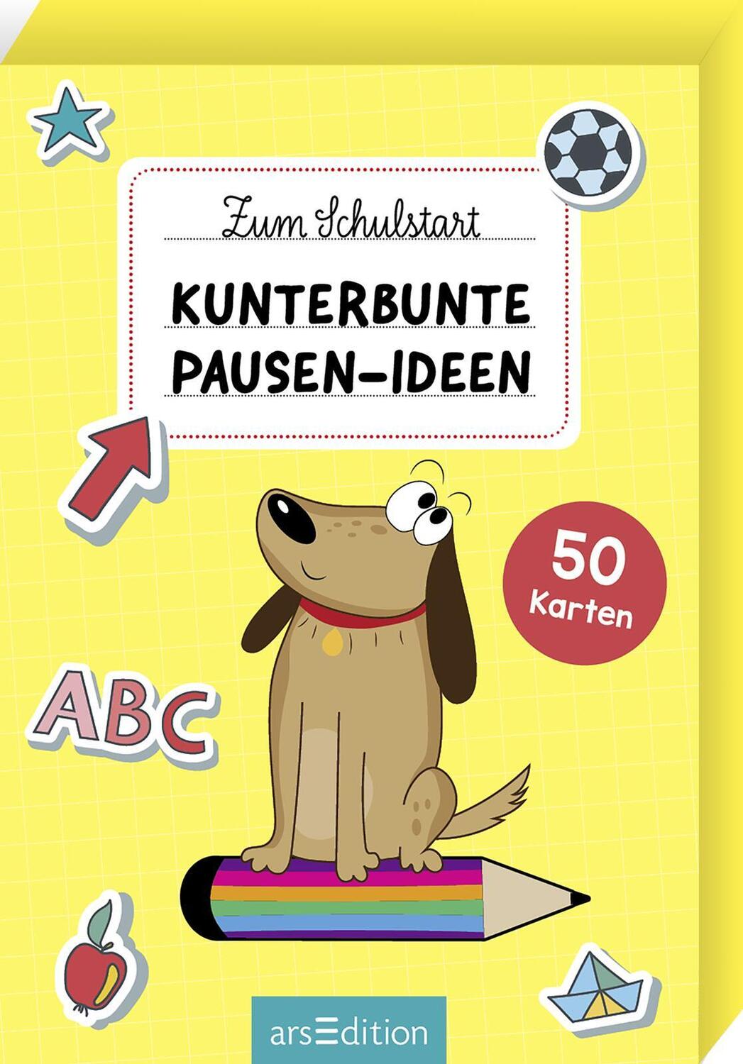 Cover: 9783845856322 | Zum Schulstart - Kunterbunte Pausen-Ideen | 50 Karten | Taschenbuch