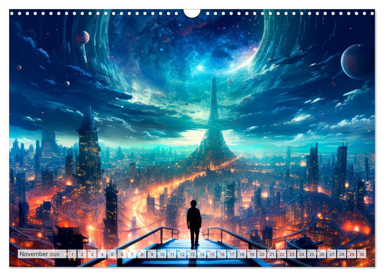 Bild: 9783383852428 | SCIENCE-FICTION Leben auf fernen Planeten (Wandkalender 2025 DIN A3...