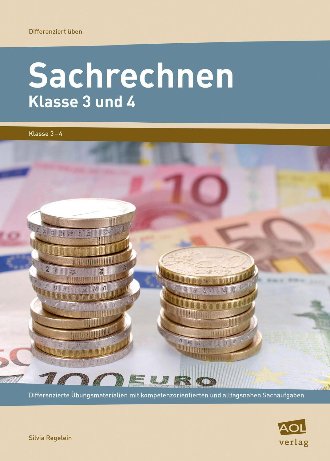 Cover: 9783403103219 | Sachrechnen - Klasse 3 und 4 | Silvia Regelein | Taschenbuch | Deutsch