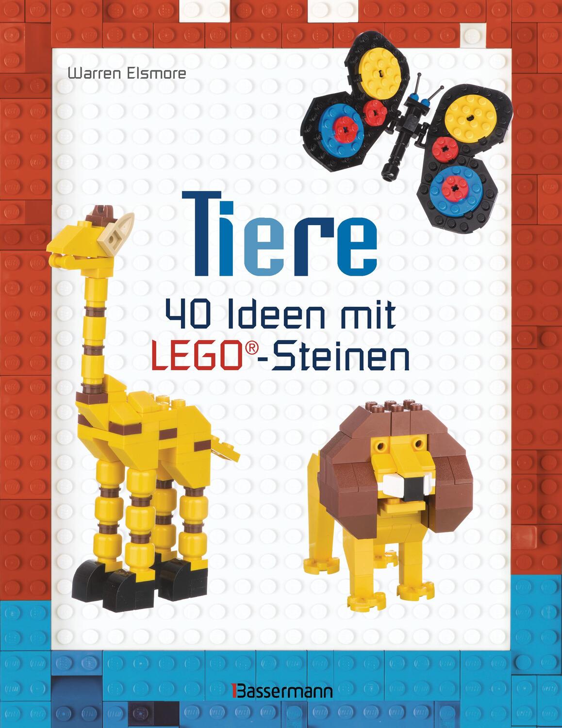 Cover: 9783809438168 | Tiere | 40 Ideen mit LEGO®-Steinen | Warren Elsmore | Taschenbuch