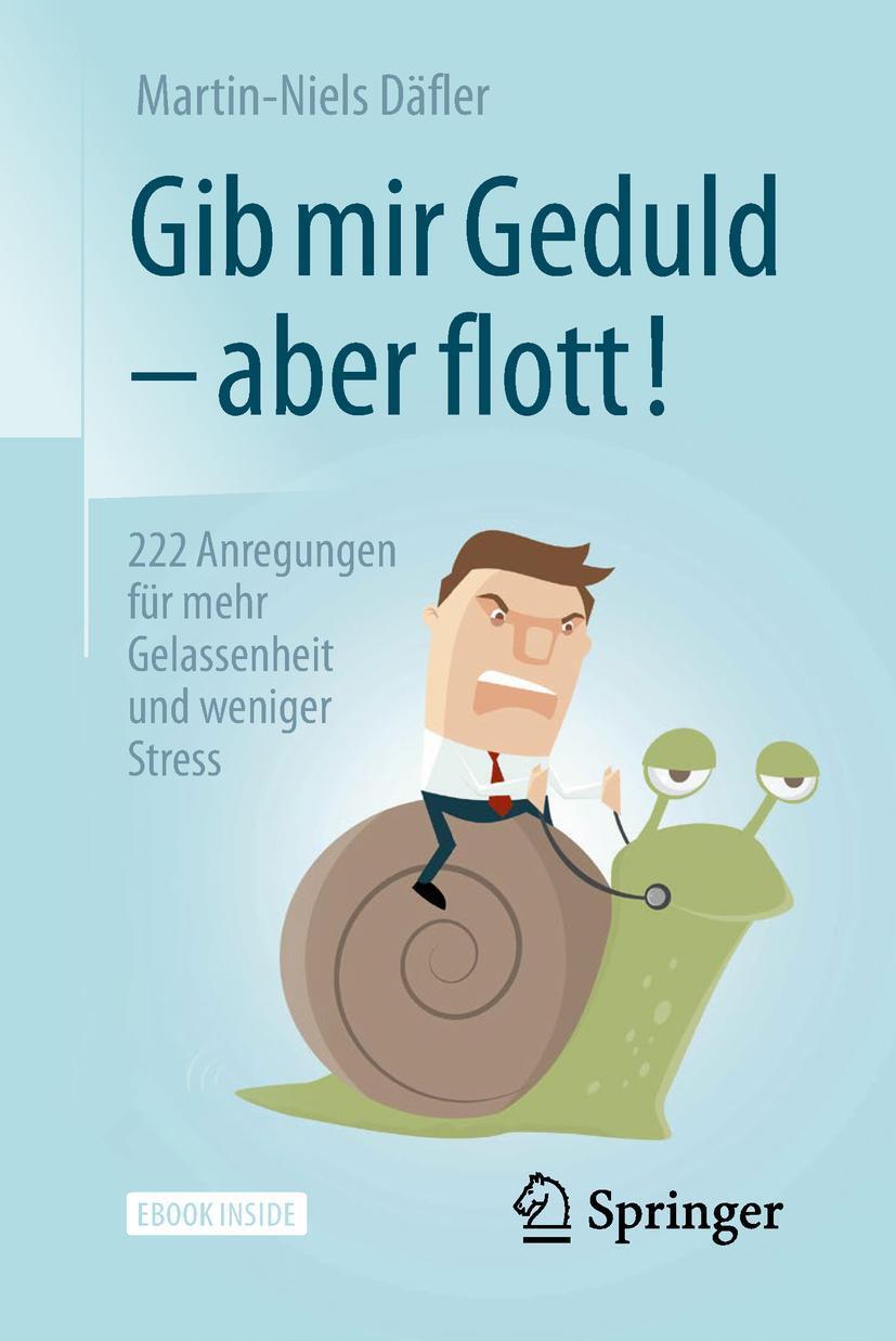 Cover: 9783658197292 | Gib mir Geduld - aber flott! | Martin-Niels Däfler | Taschenbuch