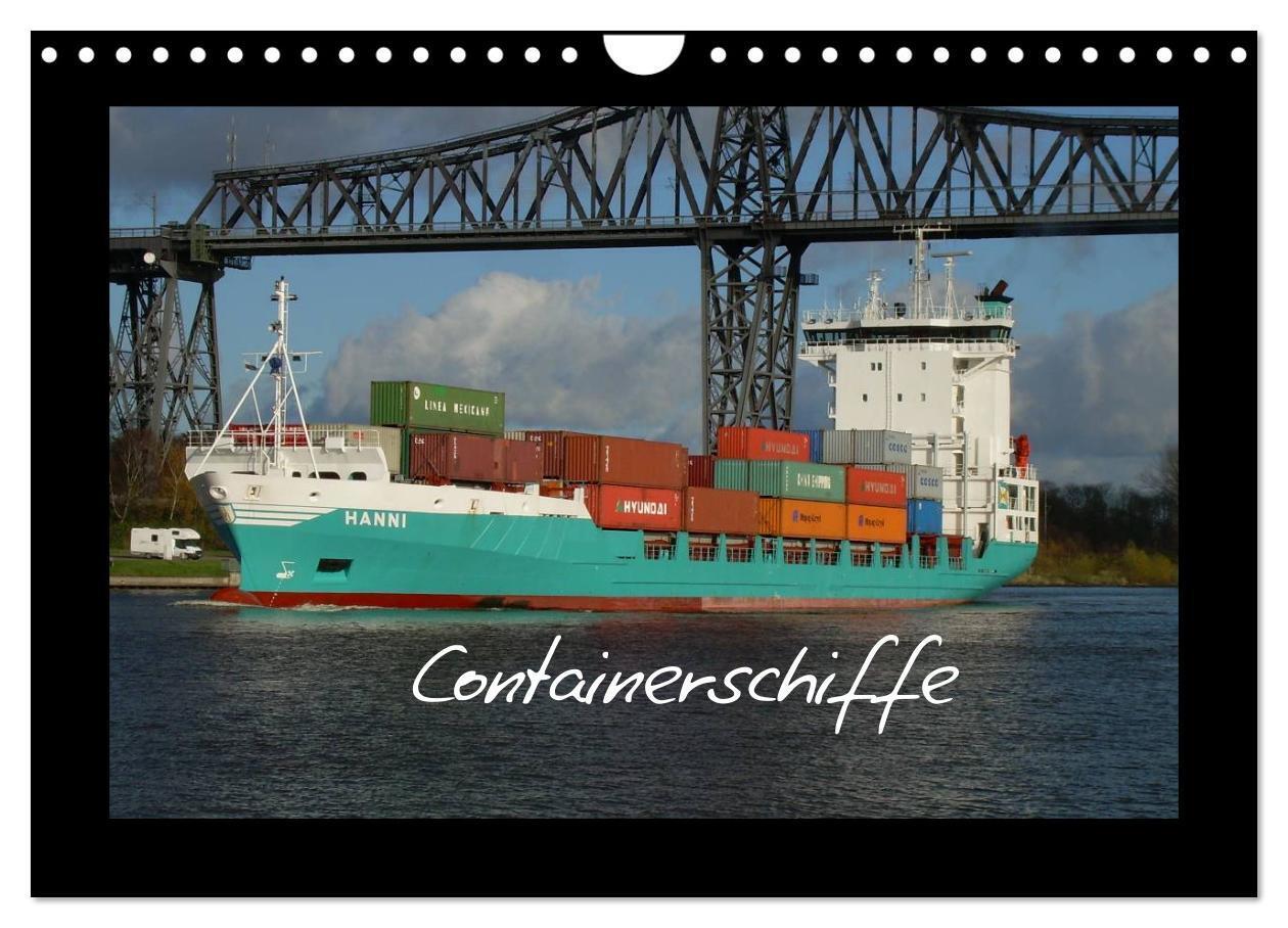 Cover: 9783675963726 | Containerschiffe (Wandkalender 2024 DIN A4 quer), CALVENDO...