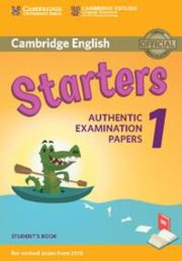 Cover: 9781316635896 | Cambridge English Starters 1 for Revised Exam from 2018 Student's Book