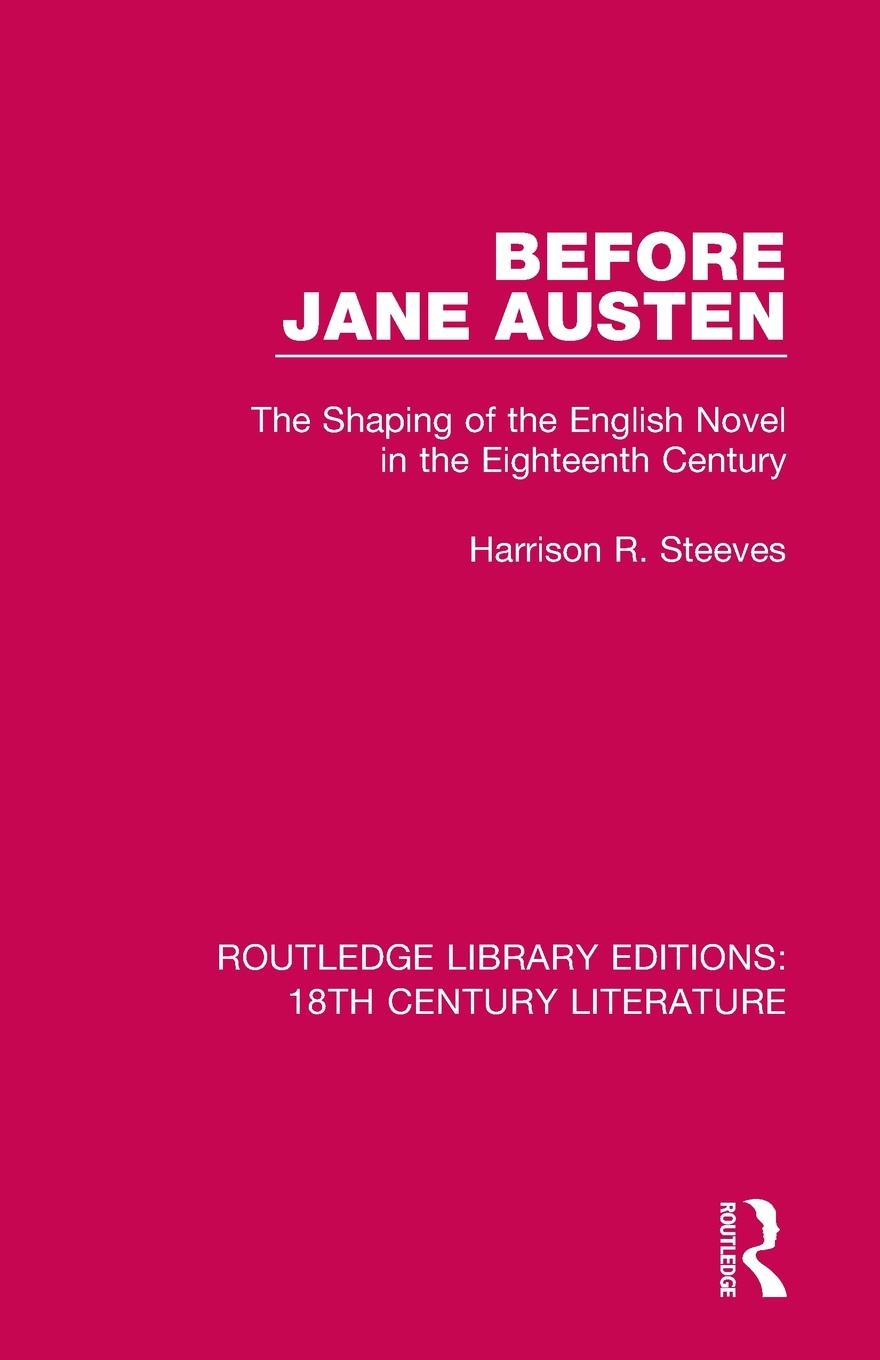 Cover: 9780367819217 | Before Jane Austen | Harrison R. Steeves | Taschenbuch | Englisch