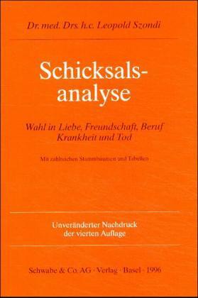Cover: 9783796505218 | Schicksalsanalyse | Leopold Szondi | Buch | Gebunden | Deutsch | 1996