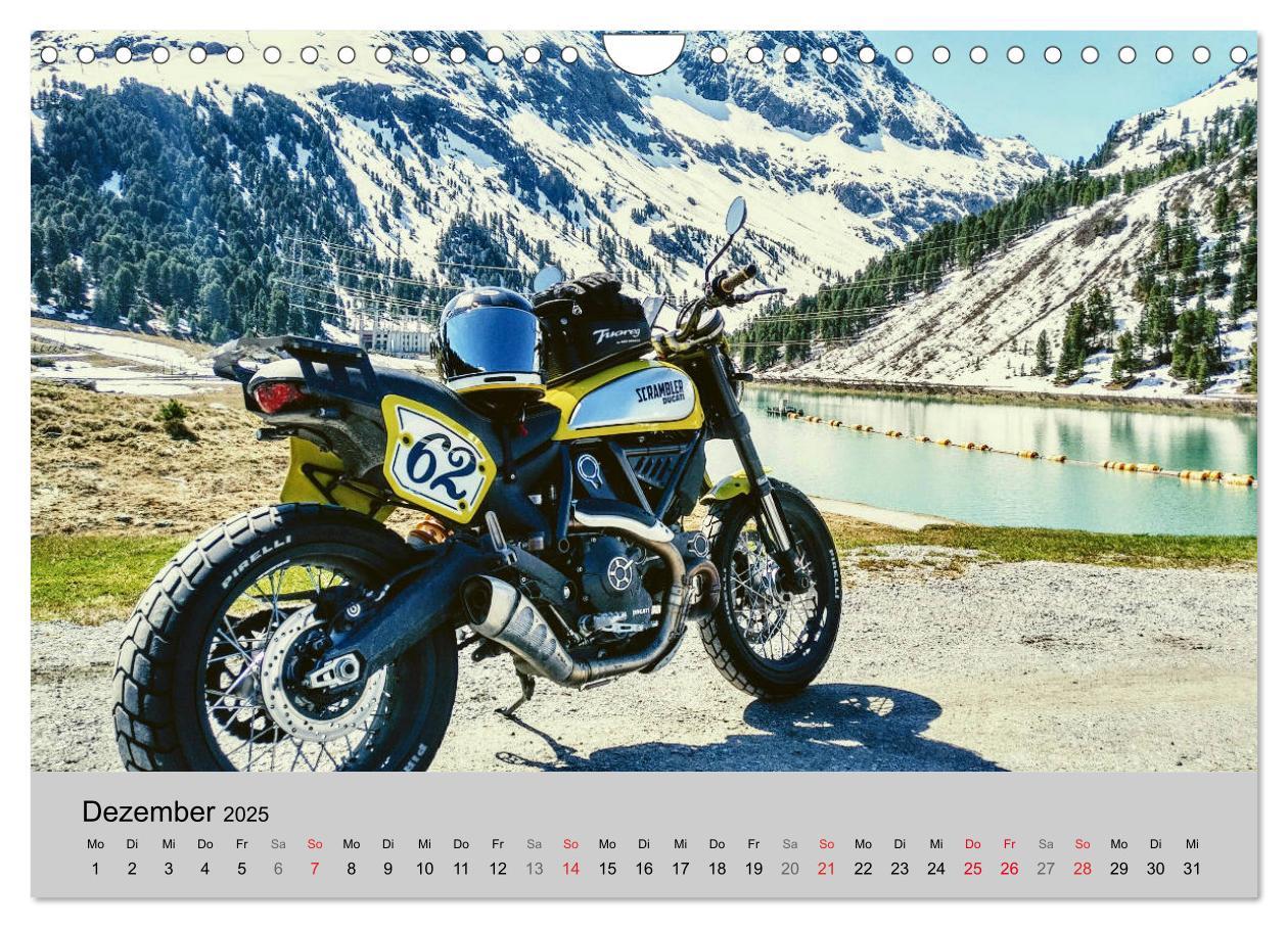 Bild: 9783435178230 | Scrambler Motorräder mit Stil (Wandkalender 2025 DIN A4 quer),...