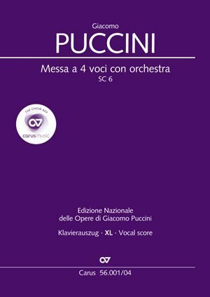 Cover: 9790007181321 | Messa a 4 voci con orchestra (Klavierauszug XL) | Messa di Gloria SC 6