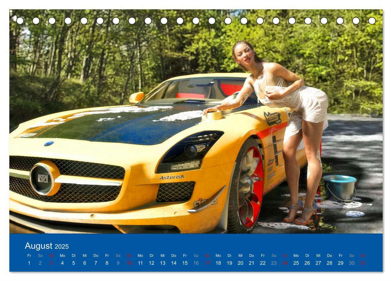 Bild: 9783435063482 | Freche Frauen und heiße Kisten (Tischkalender 2025 DIN A5 quer),...