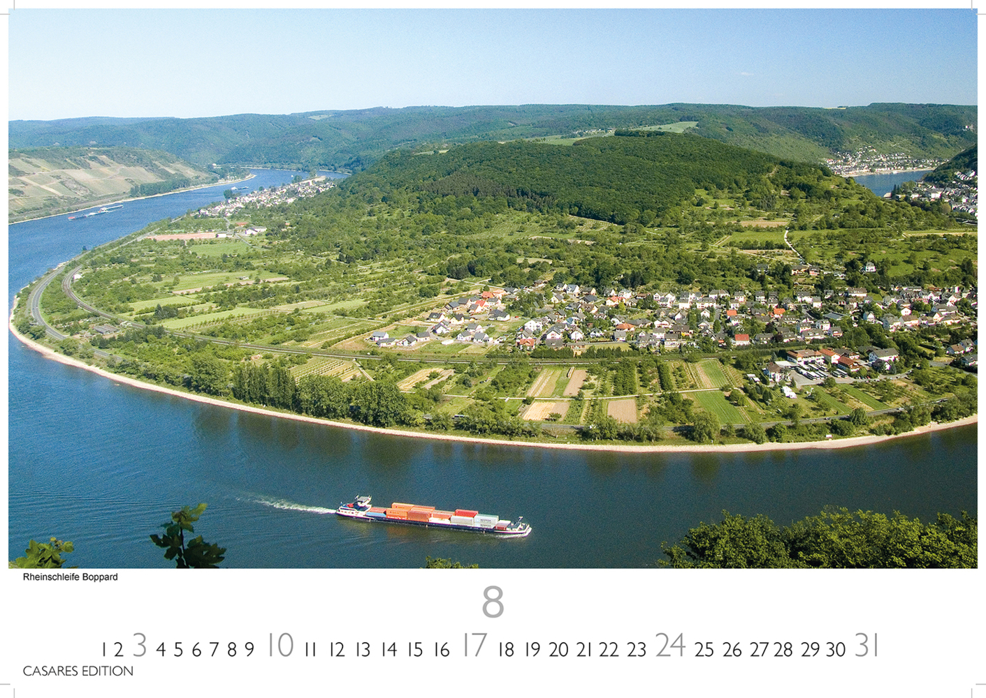 Bild: 9781835243107 | Der Rhein 2025 L 35x50cm | Kalender | 14 S. | Deutsch | 2025