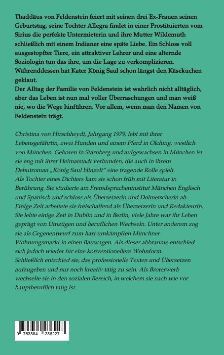 Rückseite: 9783384236227 | König Saul blinzelt | Roman | Christina von Hirschheydt | Taschenbuch