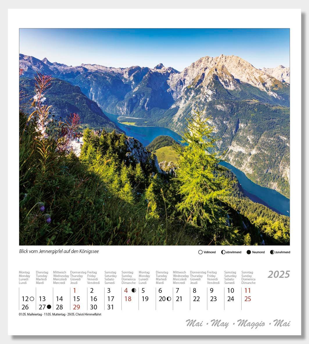Bild: 9783985040896 | Berchtesgaden Königssee Postkartenkalender 2025 | KG | Kalender | 2025