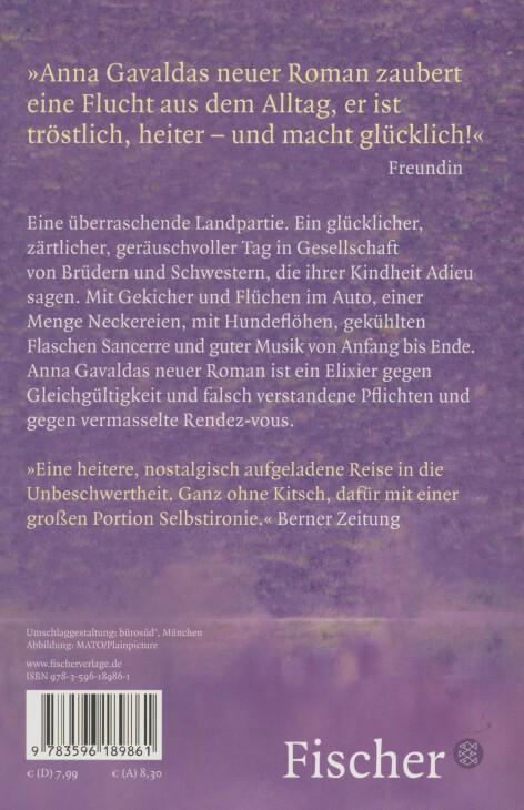 Rückseite: 9783596189861 | Ein geschenkter Tag | Anna Gavalda | Taschenbuch | Deutsch | 2012