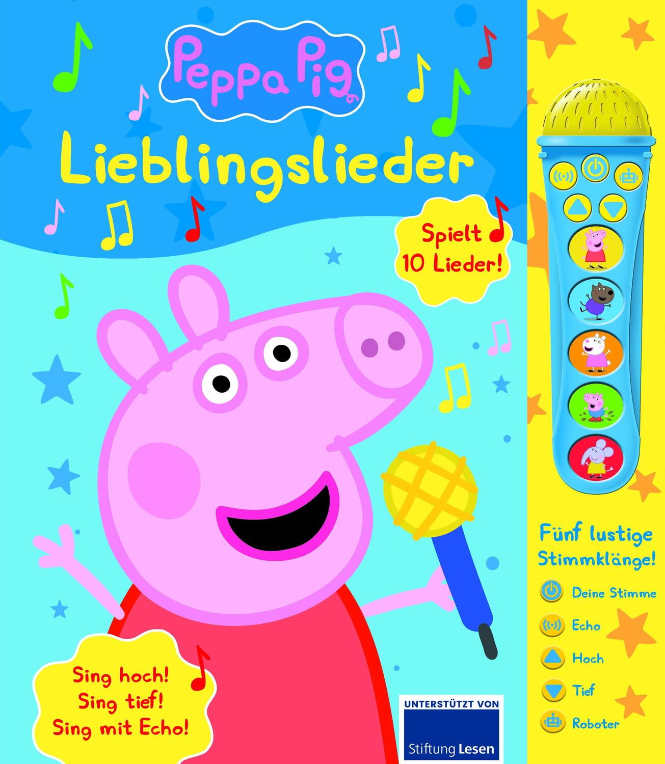 Cover: 9781503772076 | Peppa Pig - Lieblingslieder - Mikrofonbuch - Pappbilderbuch mit...
