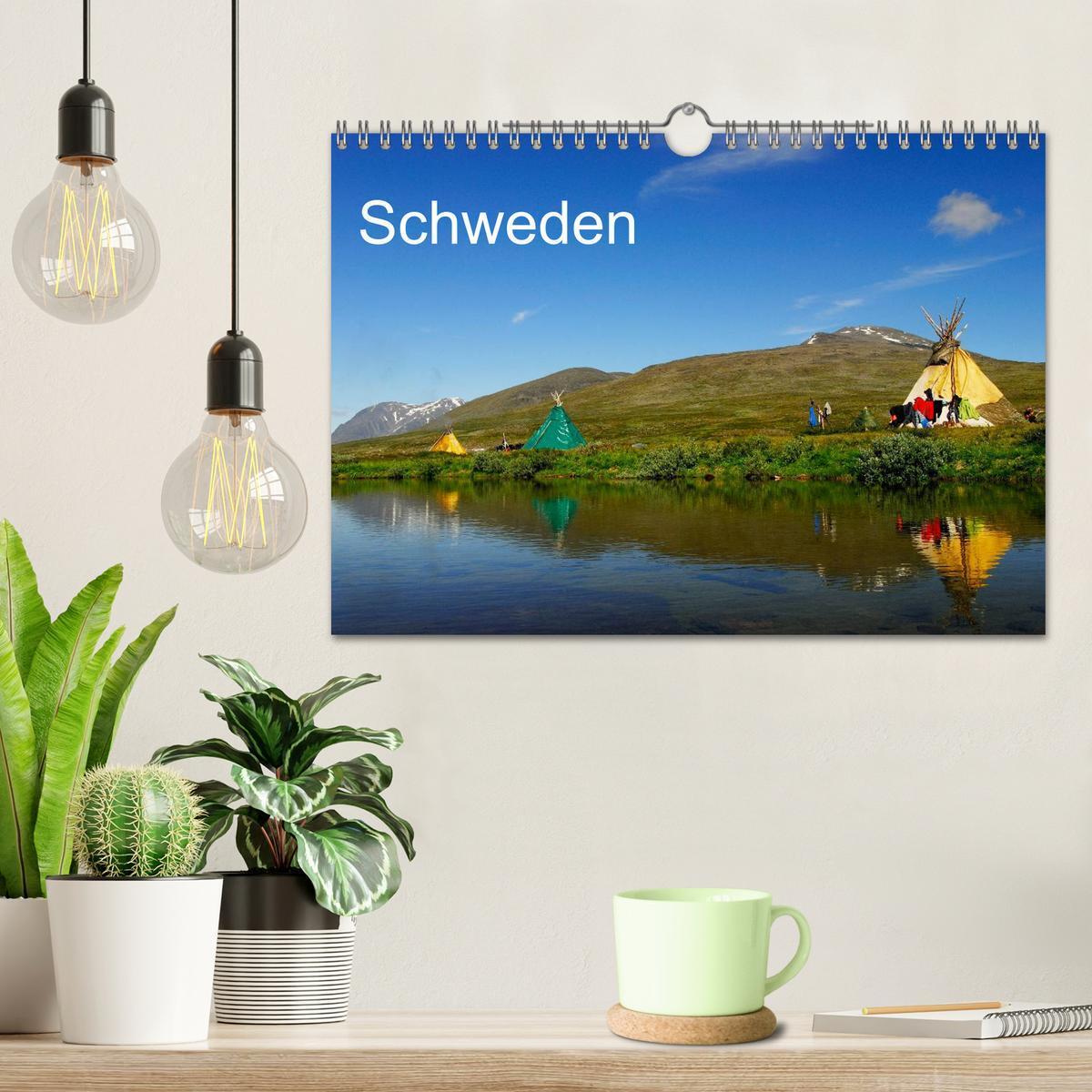 Bild: 9783435820313 | Schweden (Wandkalender 2025 DIN A4 quer), CALVENDO Monatskalender