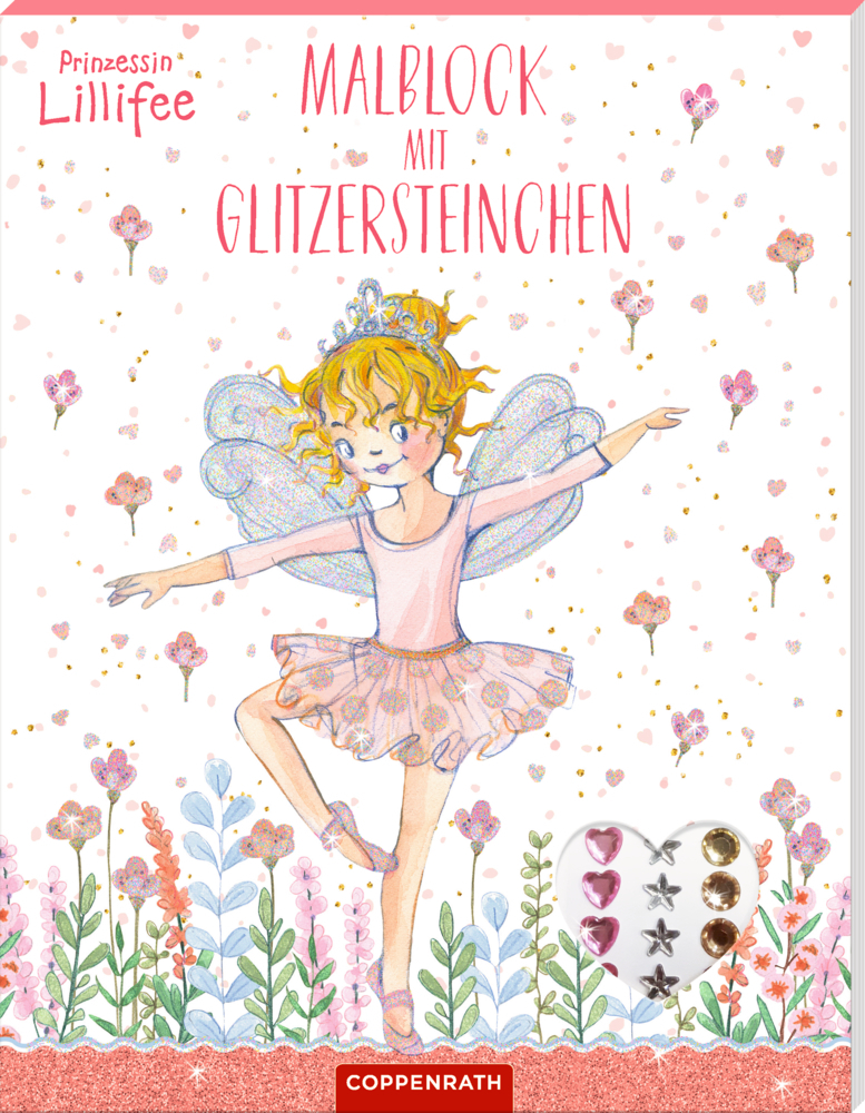 Cover: 9783649639237 | Prinzessin Lillifee: Malblock mit Glitzersteinchen | Finsterbusch