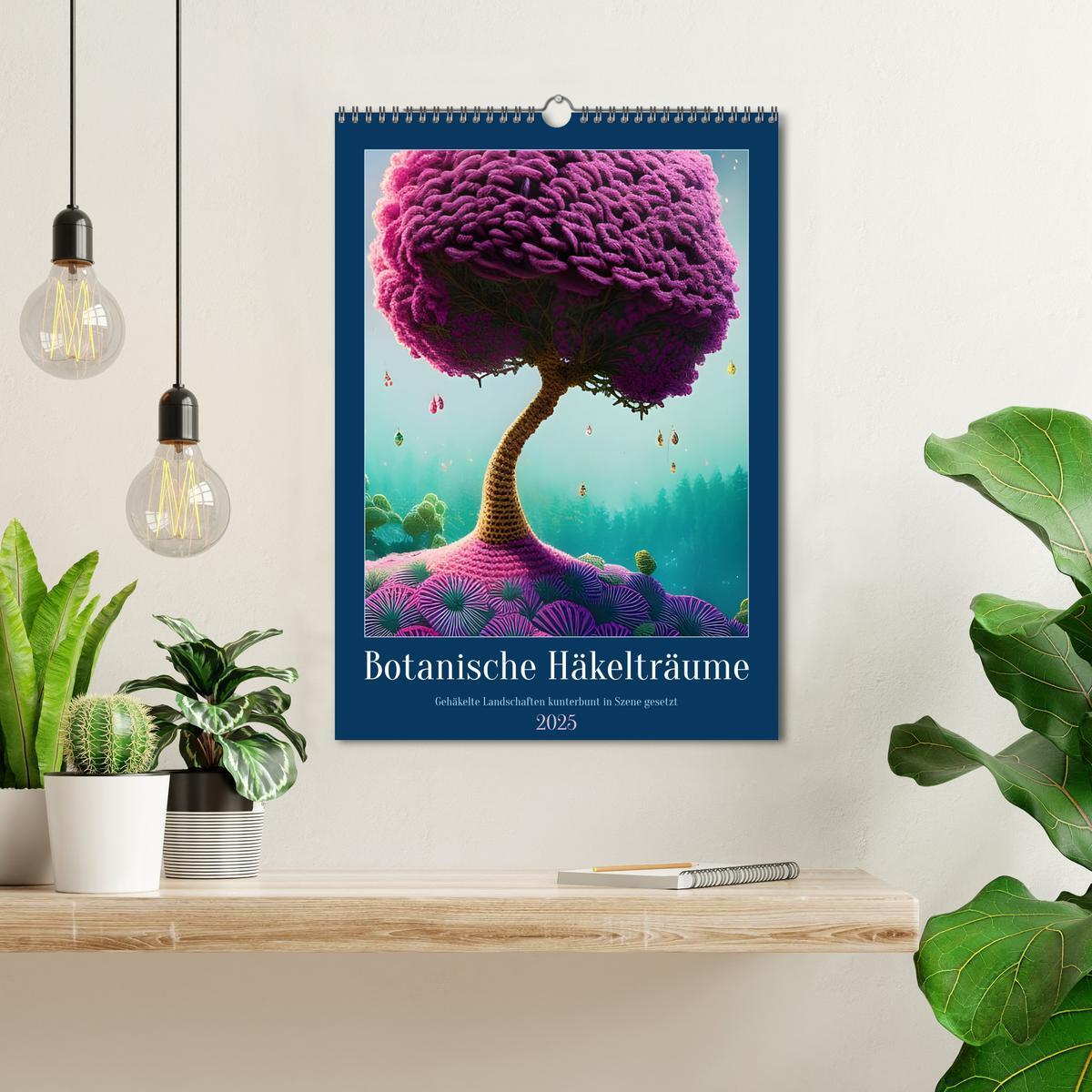 Bild: 9783435880492 | Botanische Häkelträume (Wandkalender 2025 DIN A3 hoch), CALVENDO...