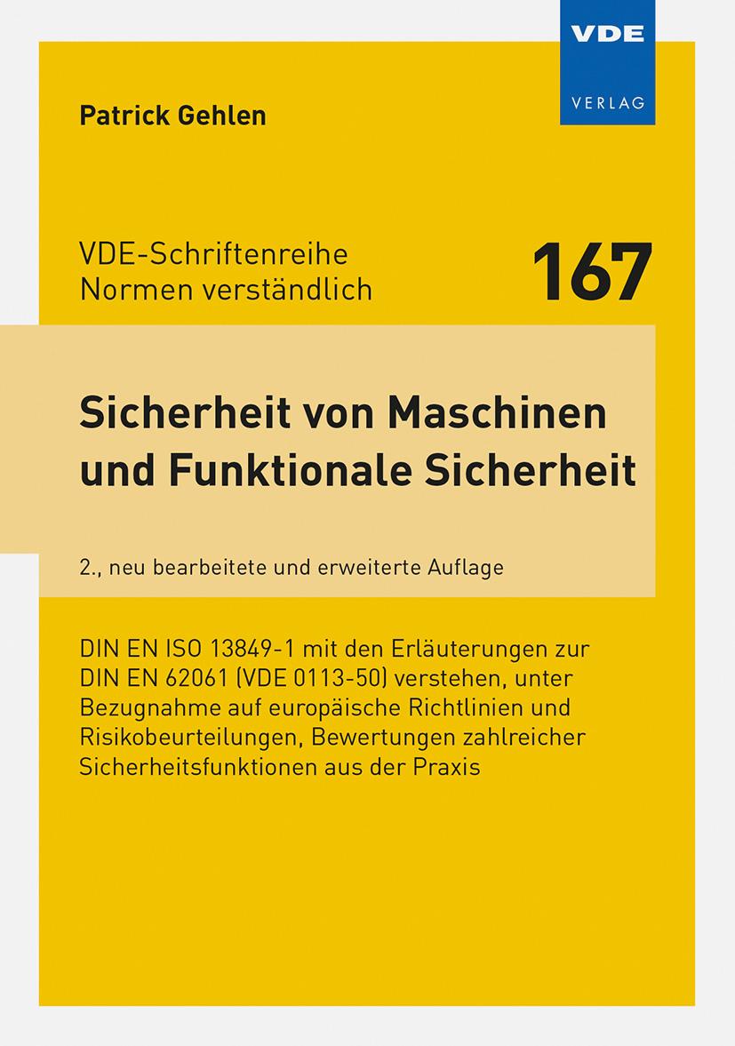 Bild: 9783800753000 | Sicherheit von Maschinen und Funktionale Sicherheit | Patrick Gehlen