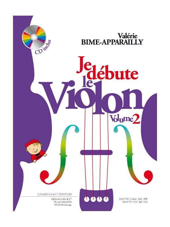 Cover: 9790230797566 | Je débute le violon vol.2 (+CD) | Methode Progressive | Buch + CD