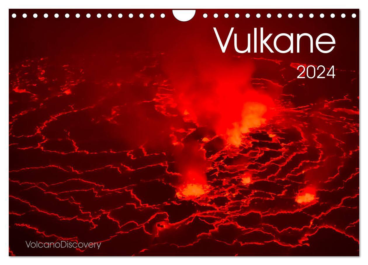 Cover: 9783675680449 | Vulkane 2024 (Wandkalender 2024 DIN A4 quer), CALVENDO Monatskalender