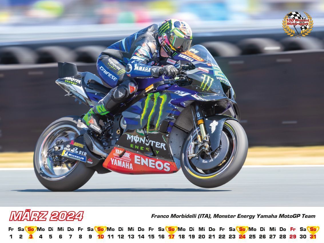 Bild: 9783948794521 | Motorrad Grand Prix Kalender 2024 | Frank Pommer | Kalender | 2024