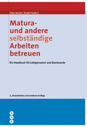Cover: 9783039055159 | Matura- und andere selbständige Arbeiten betreuen | Bonati | Buch
