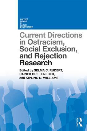 Cover: 9780815368144 | Current Directions in Ostracism, Social Exclusion and Rejection...
